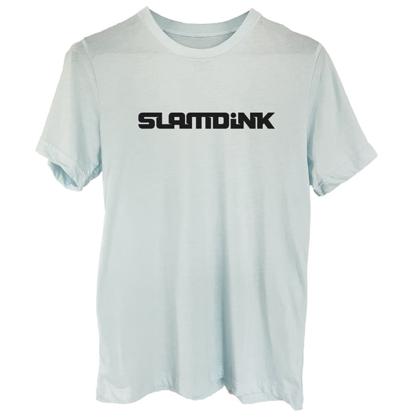 Men's SLAMDINK Ice Blue Triblend Lightweight Slim Fit  T-shirt