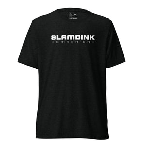 SLAMDINK "Original Classic"  Pickleball  Black with white logo Men's Unisex High Quality Tri-Blend T-Shirt