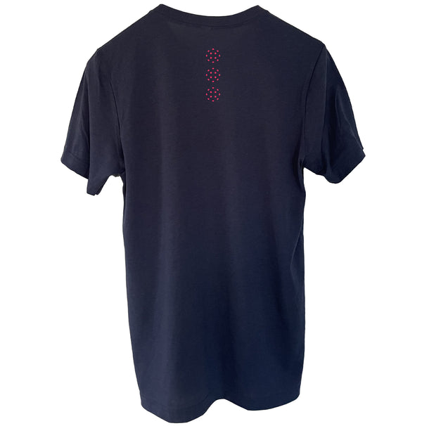 Men's SLAMDINK Navy Lightweight Triblend Slim Fit T-Shirt