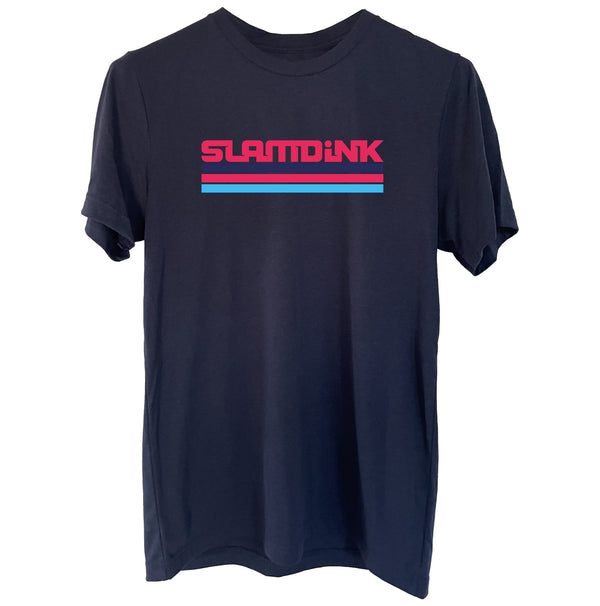Men's SLAMDINK Navy Lightweight Triblend Slim Fit T-Shirt