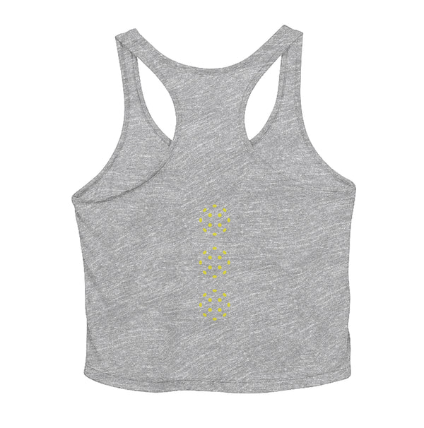 Women's SLAMDINK Sheer Cropped Racer Tank