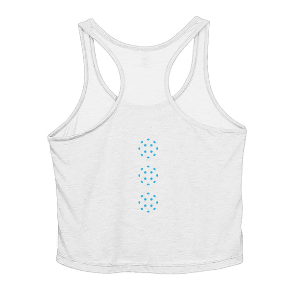 Women's SLAMDINK Sheer Cropped Racer Tank