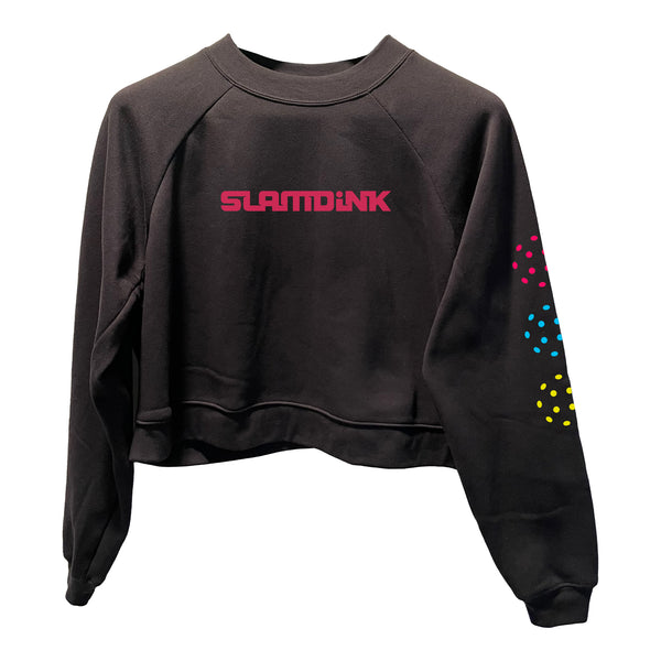 Womens SLAMDINK Raglan Pullover Fleece Sweatshirt