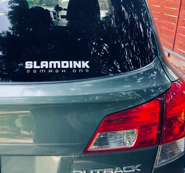 SLAMDINK Smash On Decal - NOTE: Transer Decal not a "bumper sticker"