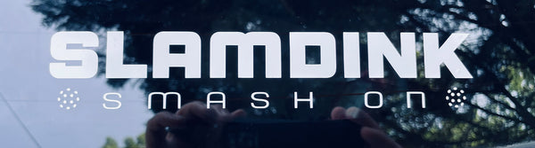 SLAMDINK Smash On Decal - NOTE: Transer Decal not a "bumper sticker"